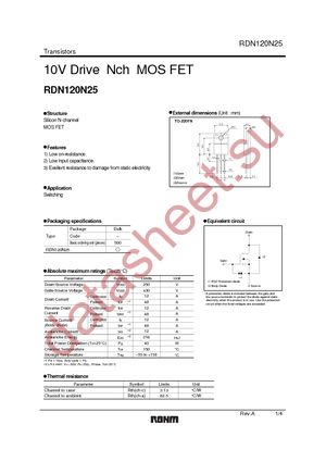 RDN120N25FU6 datasheet  